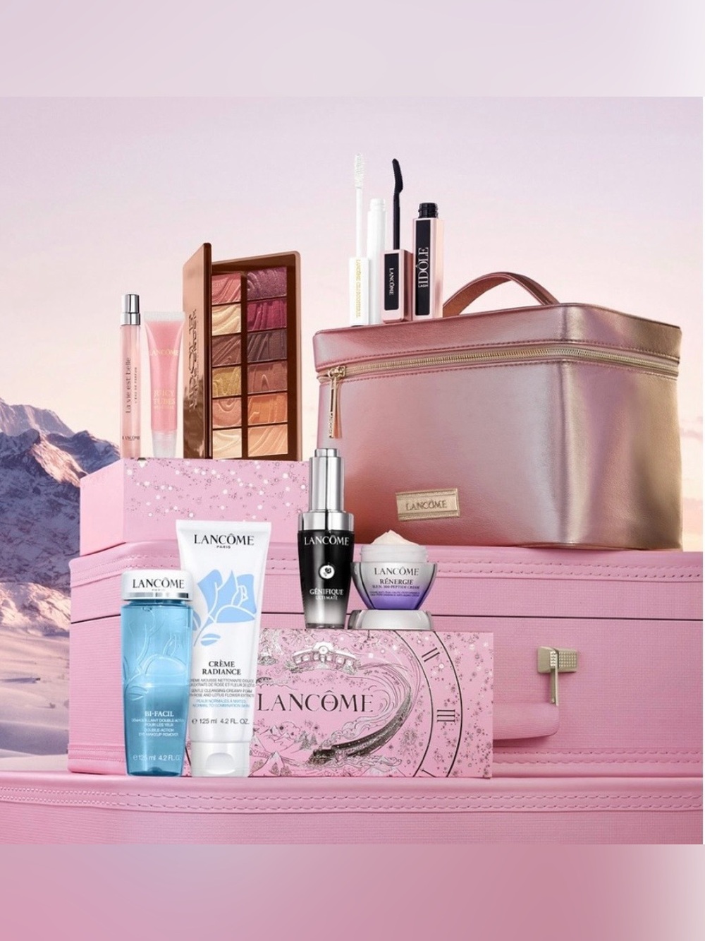 Brand new unopened Lancôme Cosmetic Set with Palette, serums & cosmetic bag - Picture 6 of 7